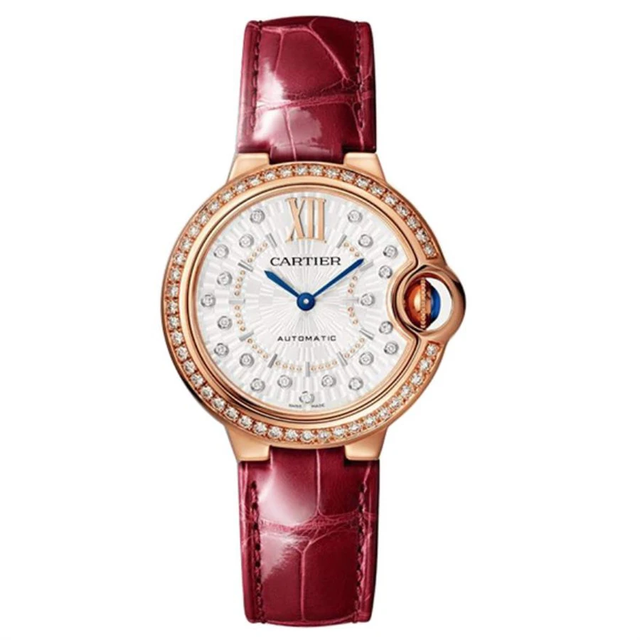 99新 Cartier/卡地亚 WJBB0080蓝气球原镶钻 机械18k金23年大全套