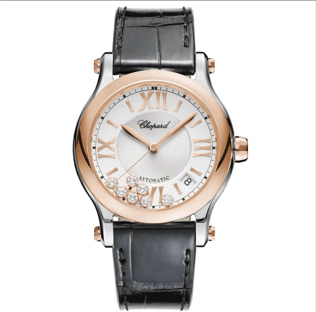 99新 Chopard/萧邦 快乐七钻278559-6001时尚气质36女表24年全套