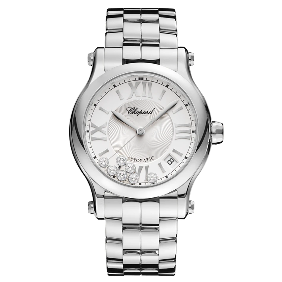 全新未使用 Chopard/萧邦 快乐7钻278559-3002时尚女款36mm大全套