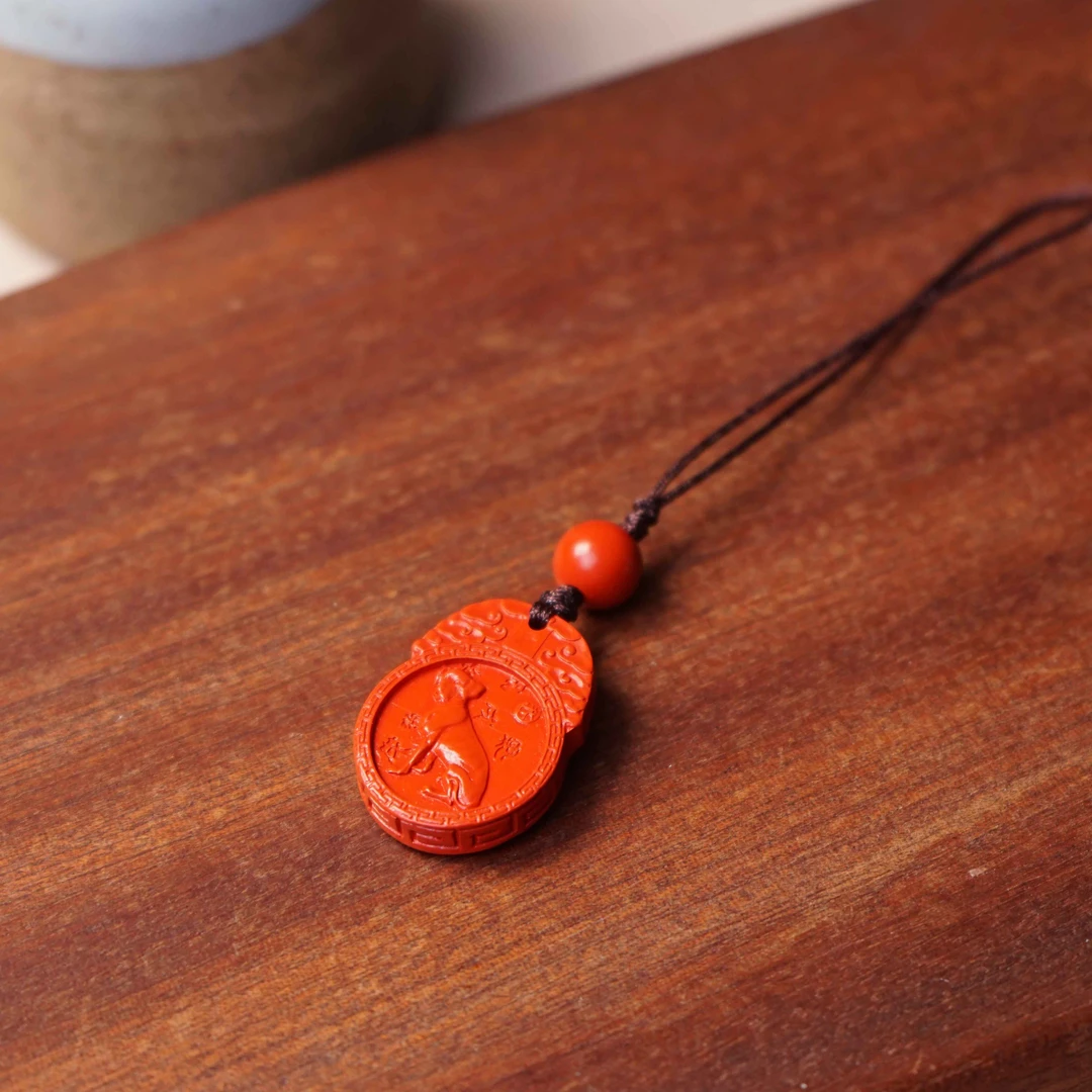 依然/朱砂十二生肖八大守护手机挂件多样性发一