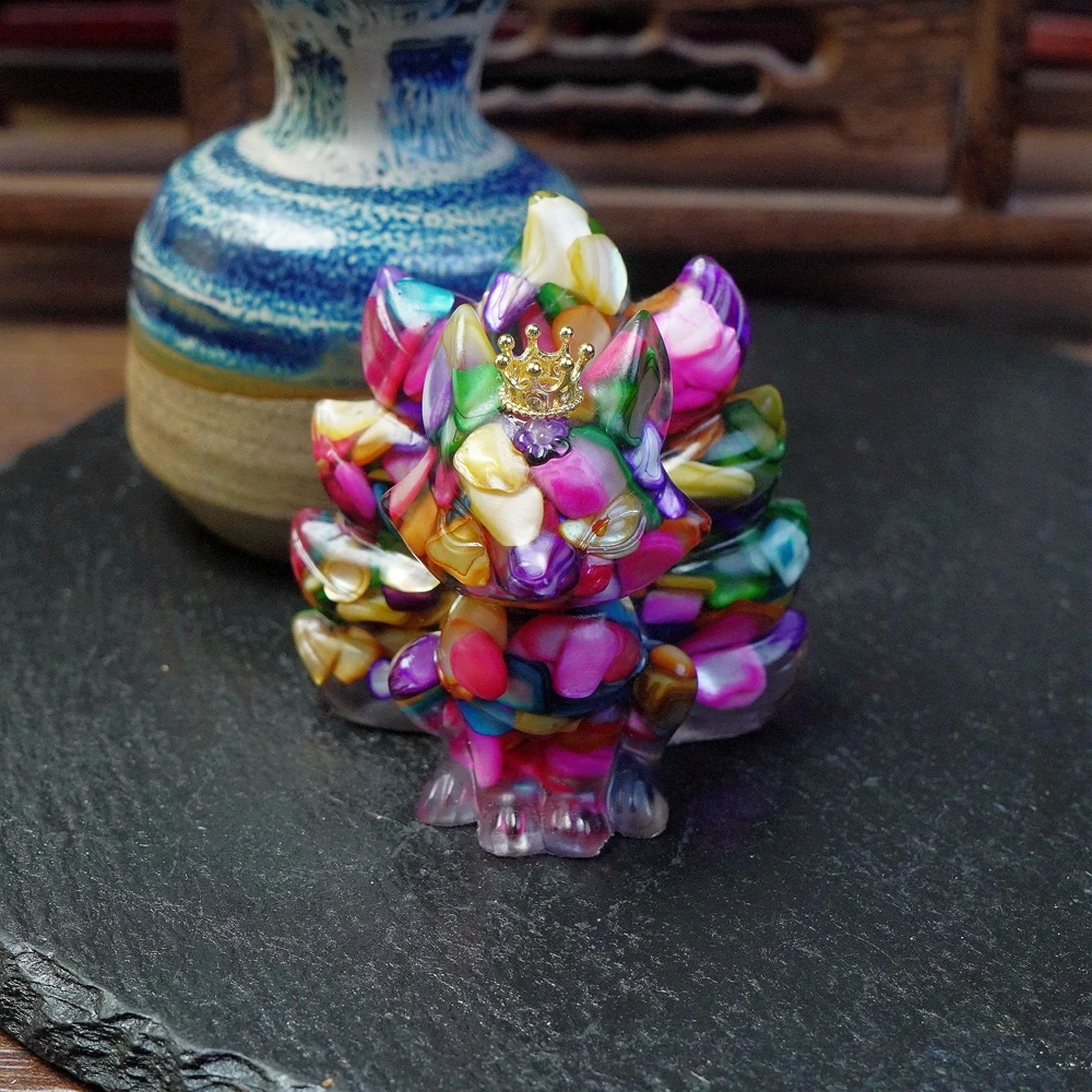 彩色凤九小九桌面摆件 多样性发一