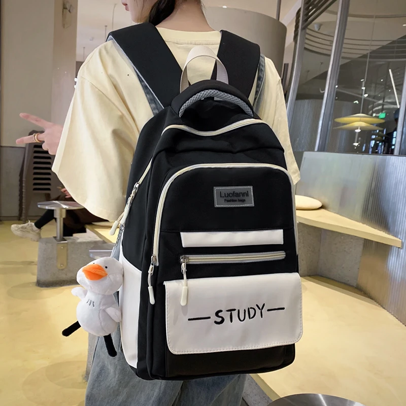12-15岁学生书包女生中学生减负书包初中生初一女学生书包韩版新