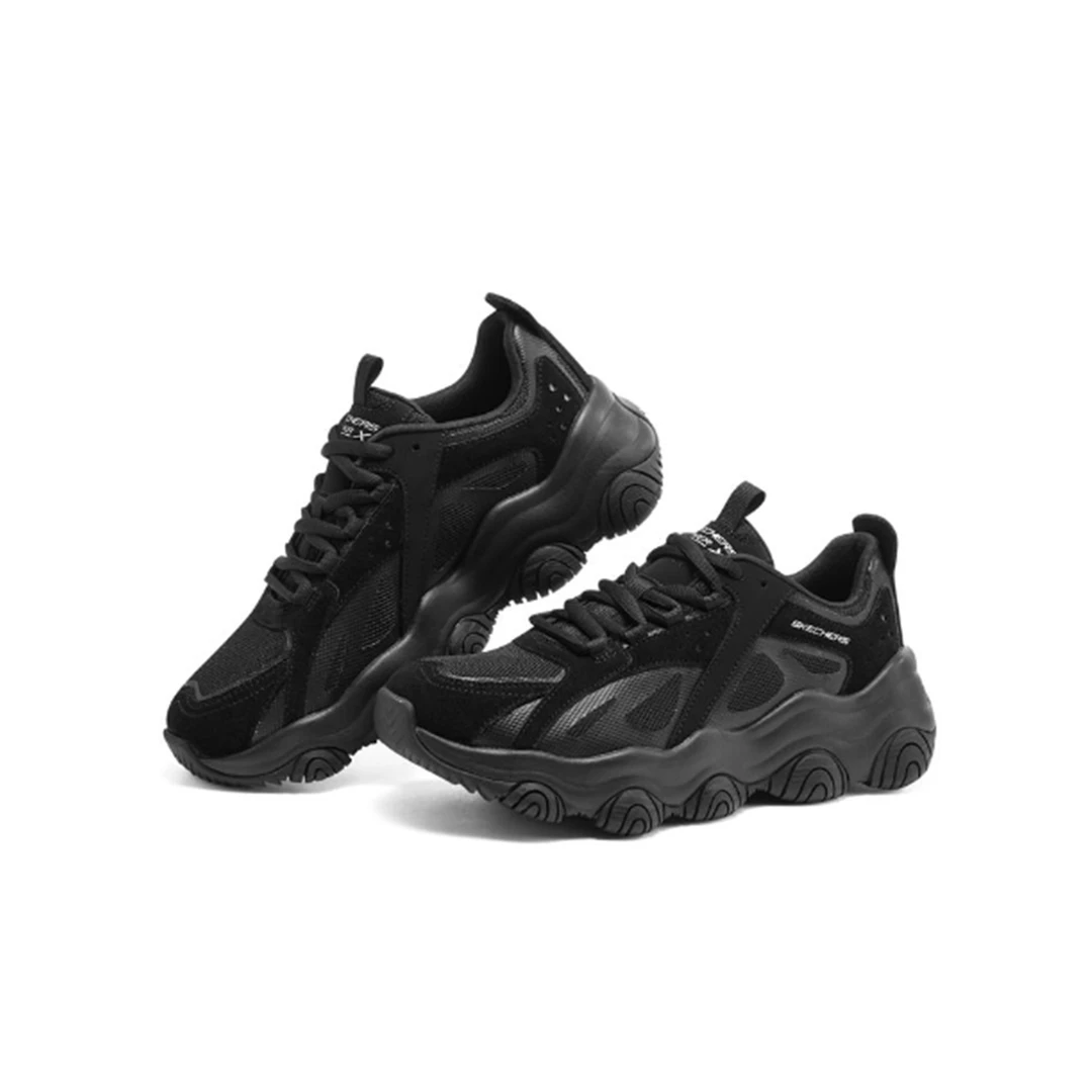 SKECHERS/斯凯奇啵啵熊老爹鞋时尚运动女鞋厚底熊猫鞋896141/BBK