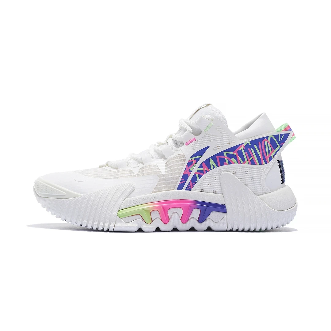 【反伍2 Low】李宁男缓震回弹透气低帮运动篮球鞋ABFS003