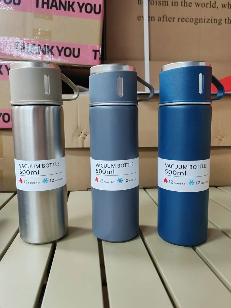 保温杯男款304不锈钢水杯颜色随机