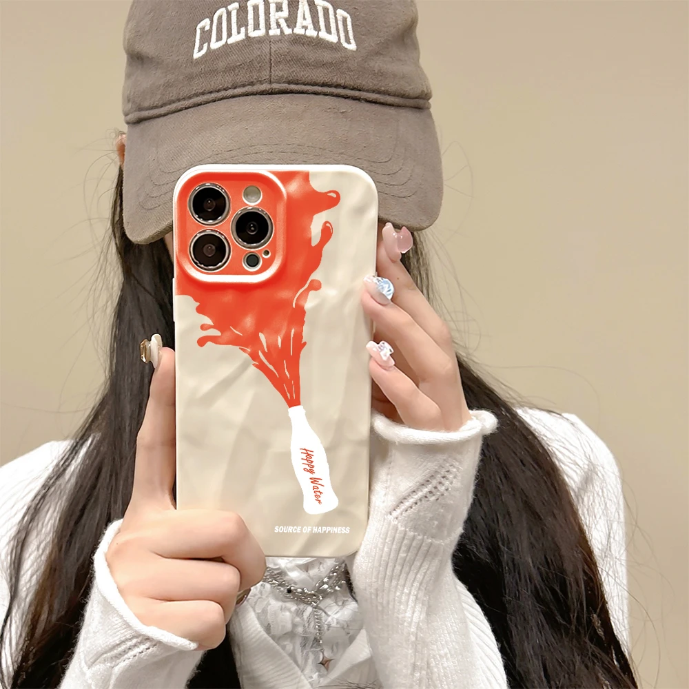 可乐适用iPhone苹果8plus手机壳13pro/15/xsmax时尚A1864网红高端