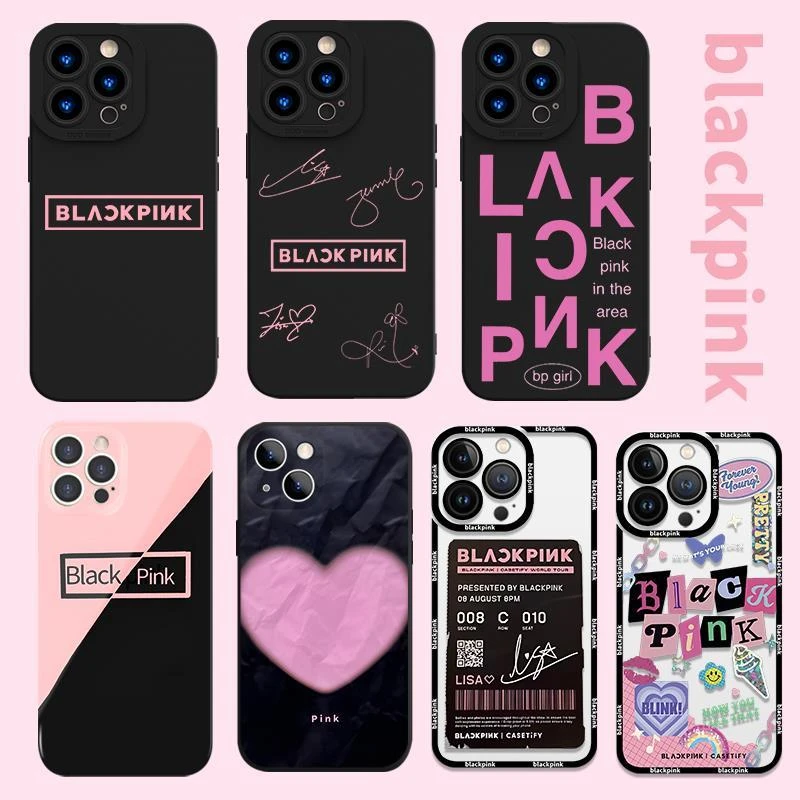 BLACKPINK手机壳JENNIE同款JISOO苹果15iPhone15小米15金智秀vivo
