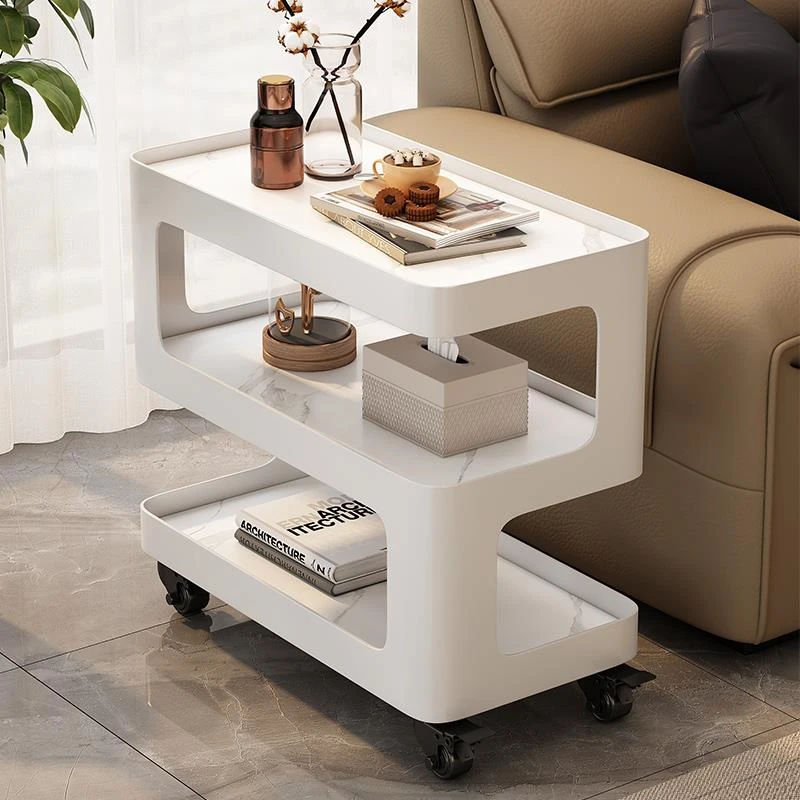 可移动边几边柜沙发边置物架小桌子客厅推拉茶几小推车边桌床头桌