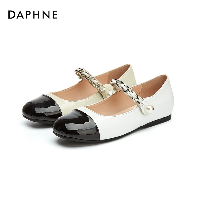 Daphne/达芙妮玛丽珍女鞋软底浅口高档上档次时尚舒适气质单鞋潮