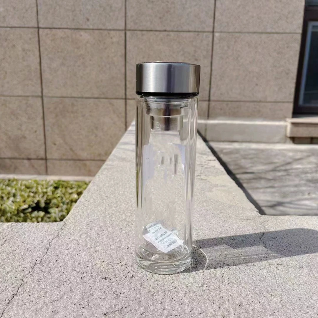 蓝焰之旅江苏火焰蓝应急管理救援队员夏季玻璃水杯大容量双层家用