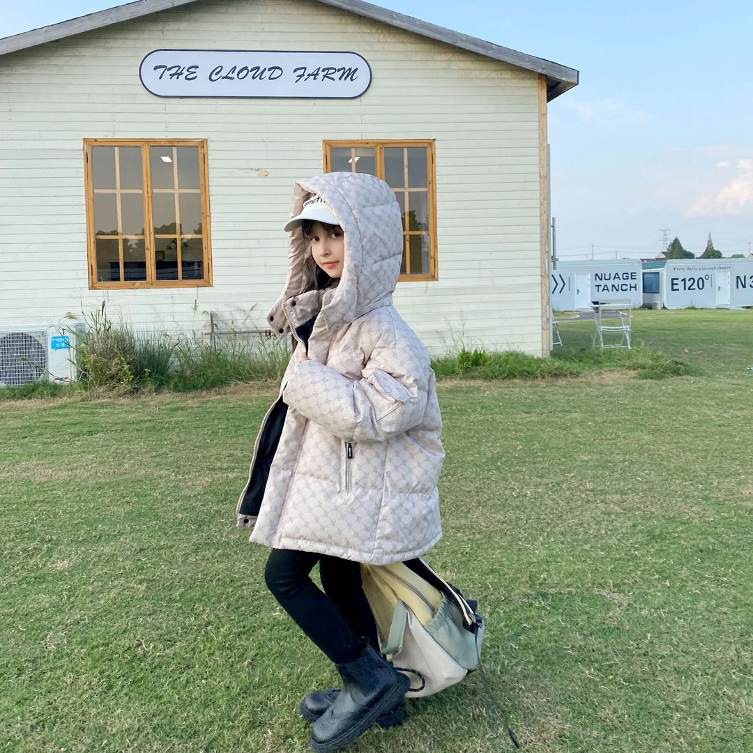 【星期八专属】鹅绒服2024新款男女童装秋冬加厚款保暖儿童连帽外套