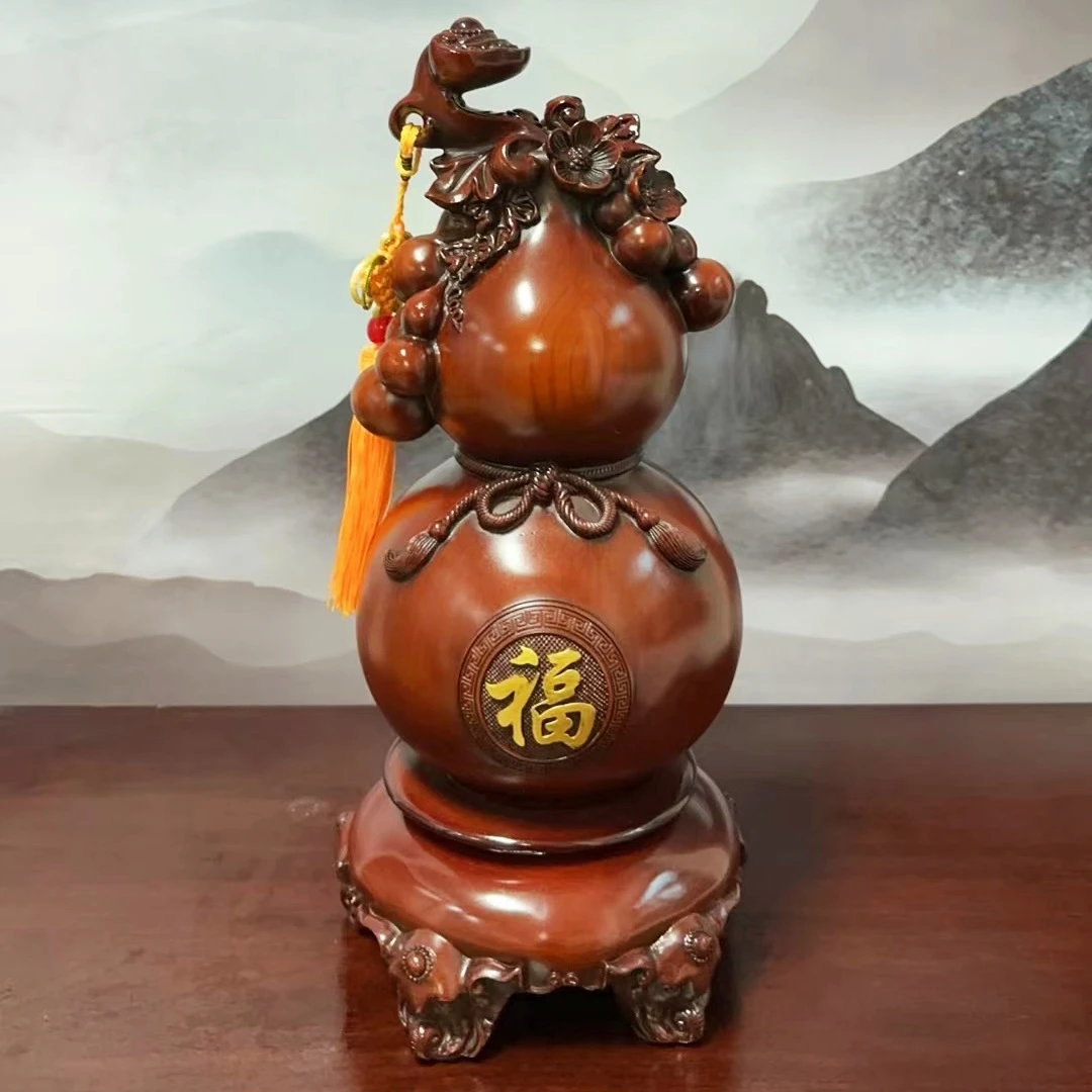 福禄招财葫芦摆件工艺品（可以360度旋转）特制新款长20高42