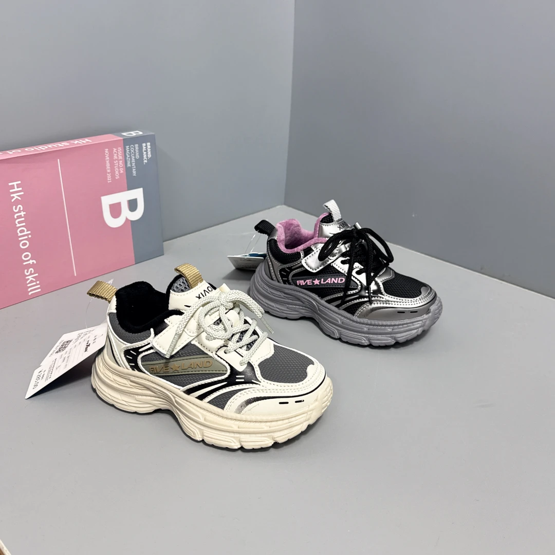 二棉轻跑鞋 27码 男童软底女童时尚百搭温州实体童鞋  8816