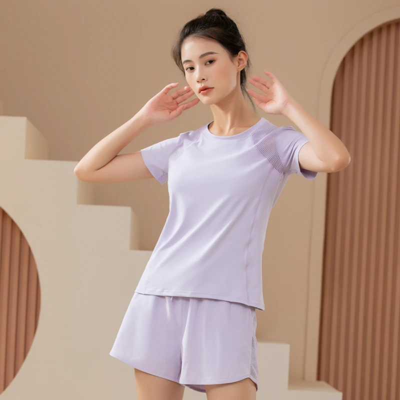 YAOO【套装推荐】夏季运动健身训练瑜伽时尚休闲速干透气宽松女户外