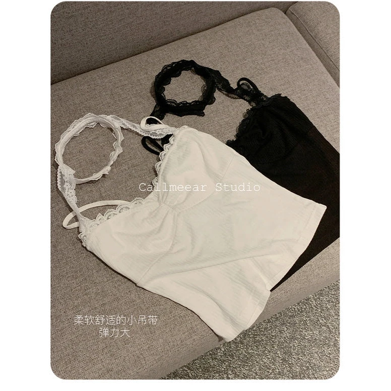 奢华百搭性感简约甜美背心吊带弹力防走光夏季内衣内搭打底