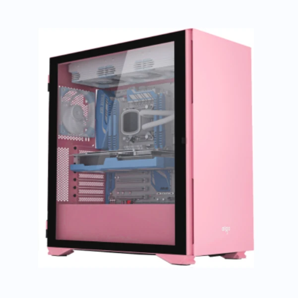 【京哥推荐】13600KF/B760/4070TI 主机台式白色高颜值透明 diy粉色