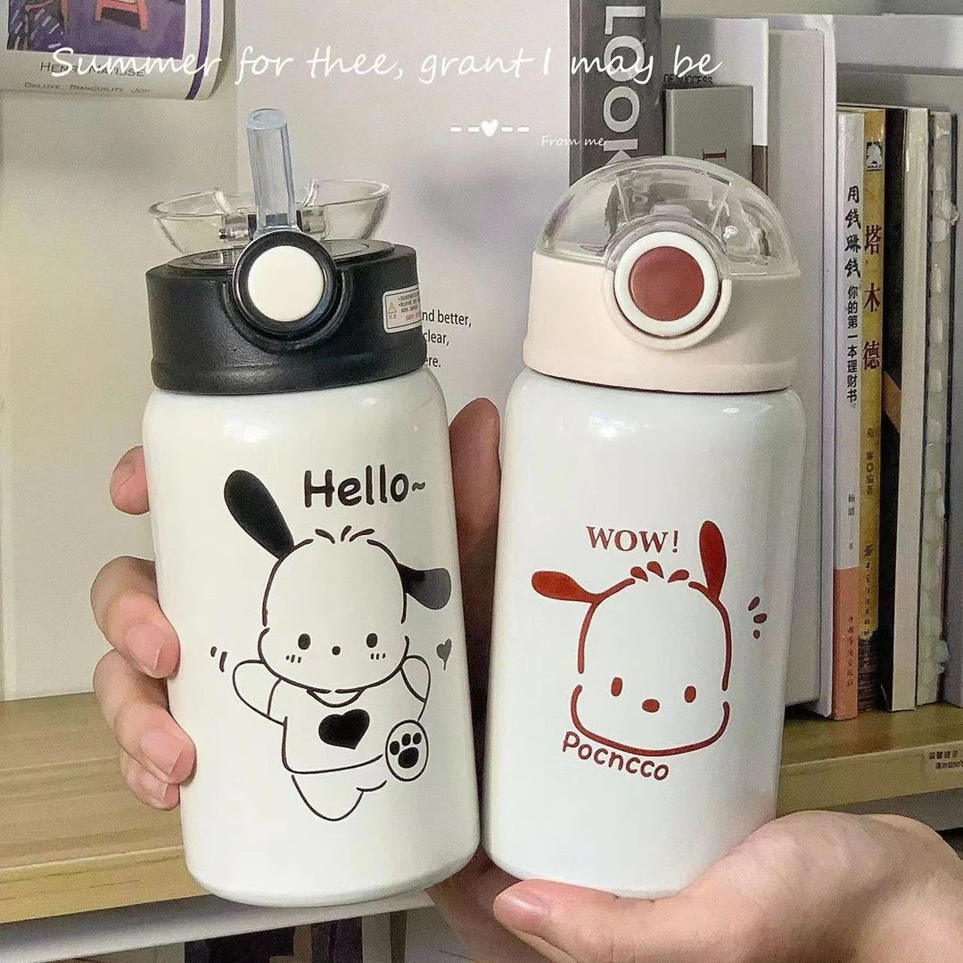 新款学生杯子女保温杯高颜值大容量简约随手杯便携水杯吸管杯ins