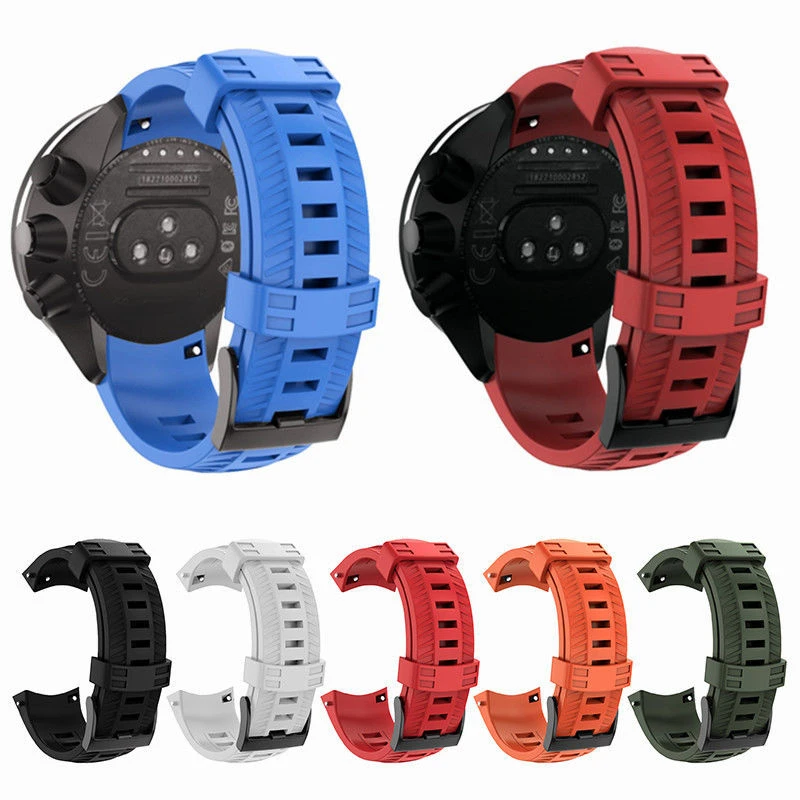 SUUNTO颂拓9硅胶表带 spartan sport wrist HR baro 运动极限腕带