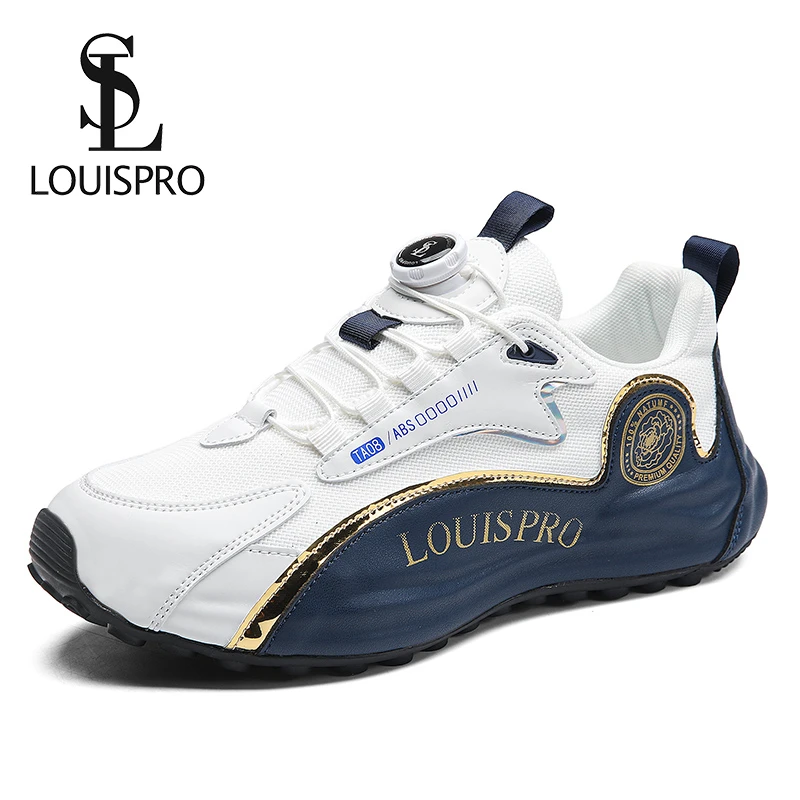 【科技旋钮】LOUISPRO男士轻奢工匠定制休闲鞋 厚底时尚百搭运动鞋