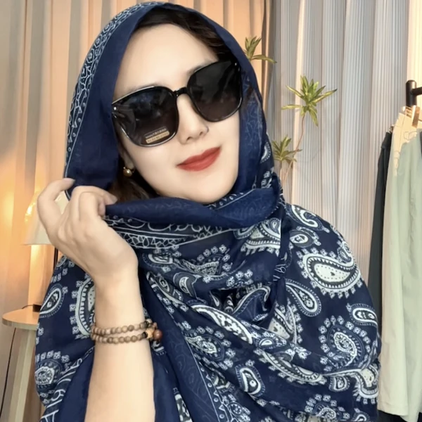 【燕子严选】民族风旅行防晒薄款披肩围巾