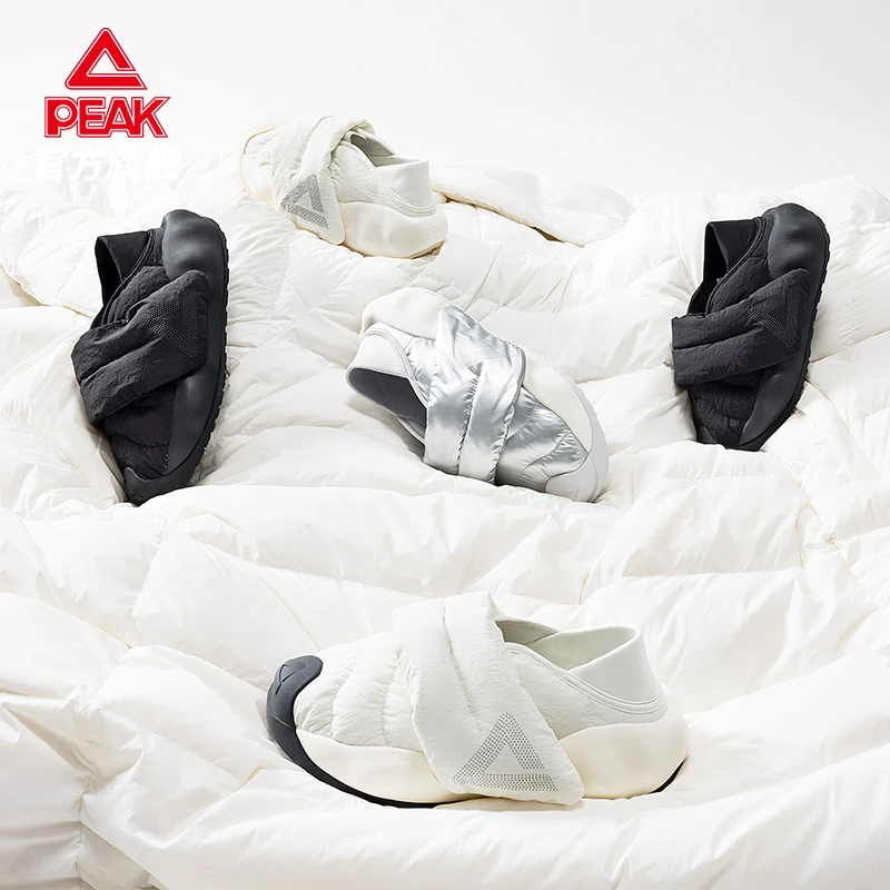 匹克态极云大三角面包鞋 | 男女情侣懒人鞋休闲鞋运动鞋-DE440707