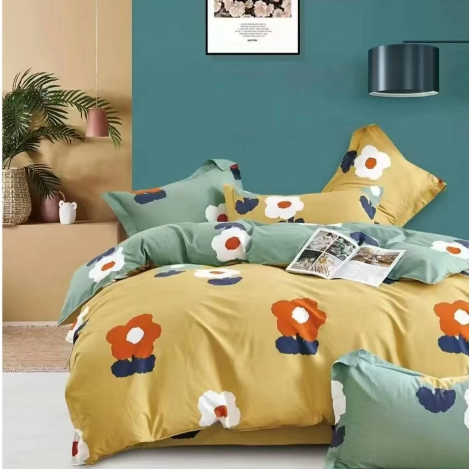 高档甜蜜绒蚕绒纯面料柔软舒适清新定制床上用品（满50新疆包邮）