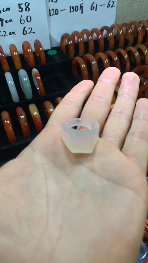 玛瑙扳指戒指男天然玛瑙男款指环