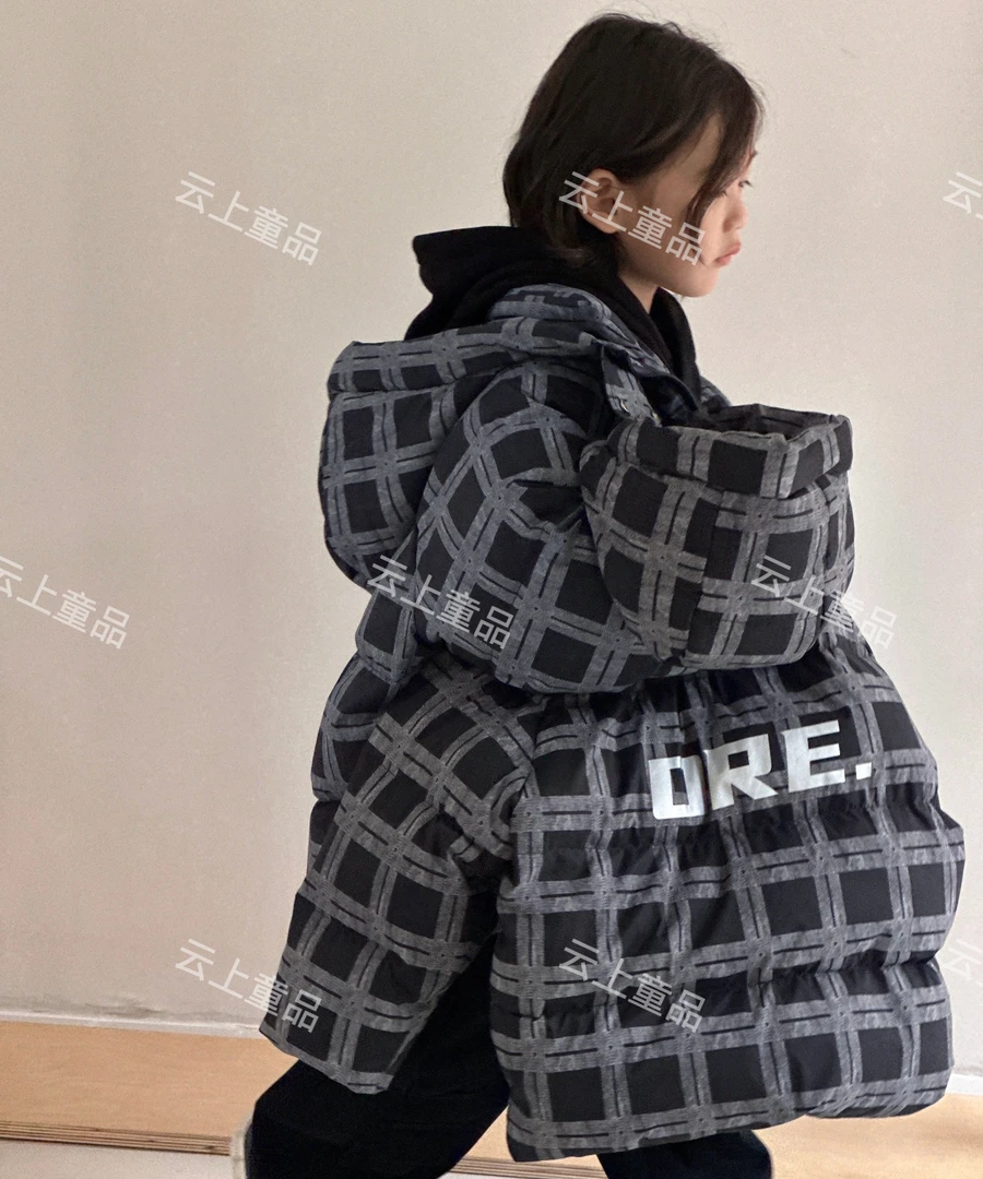 【年中反季】新国标86.2%绒子含量 数码印花男女童无胆防绒羽绒服11