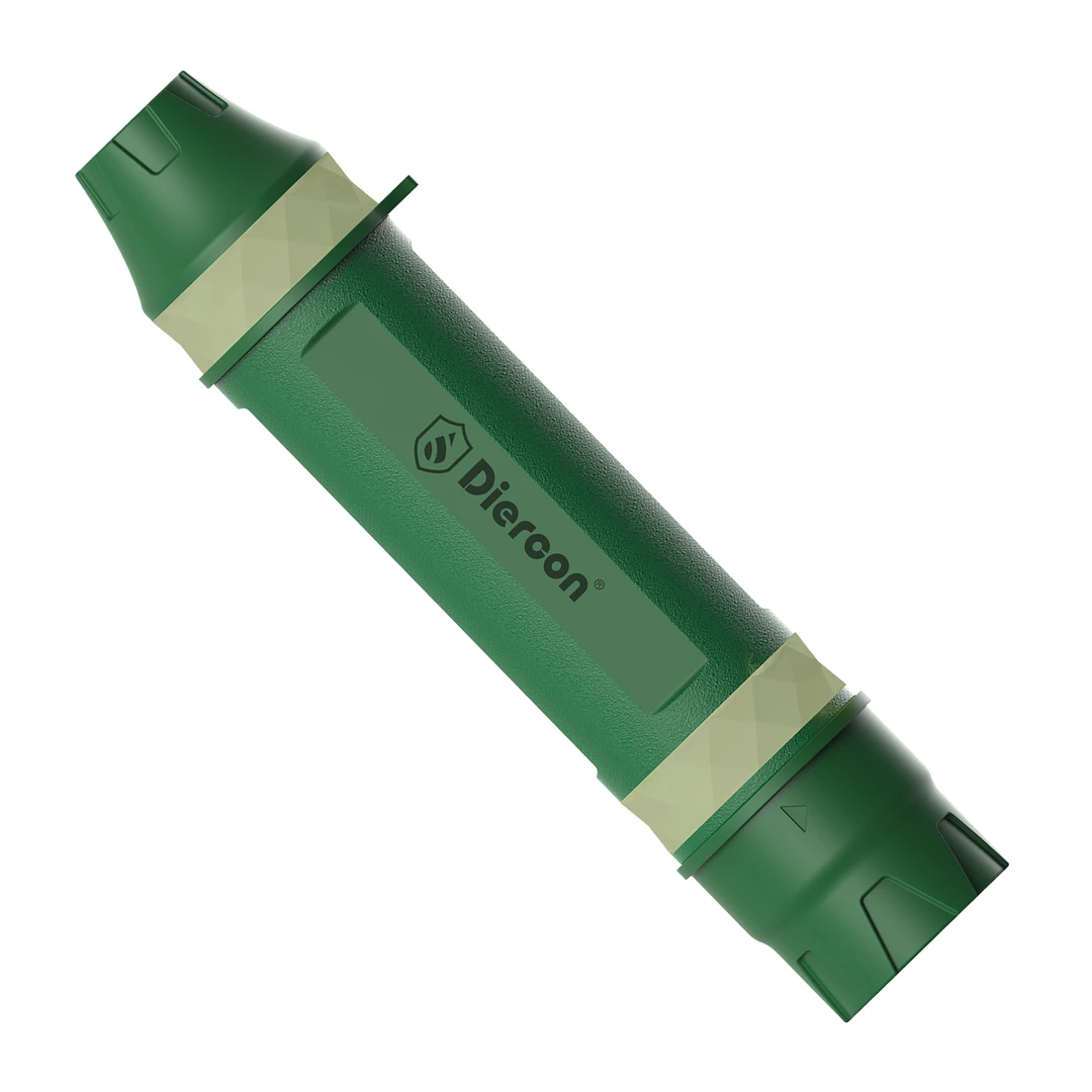 Diercon/康米尔户外便携净水器野外直饮水过滤吸管 反冲洗滤水器