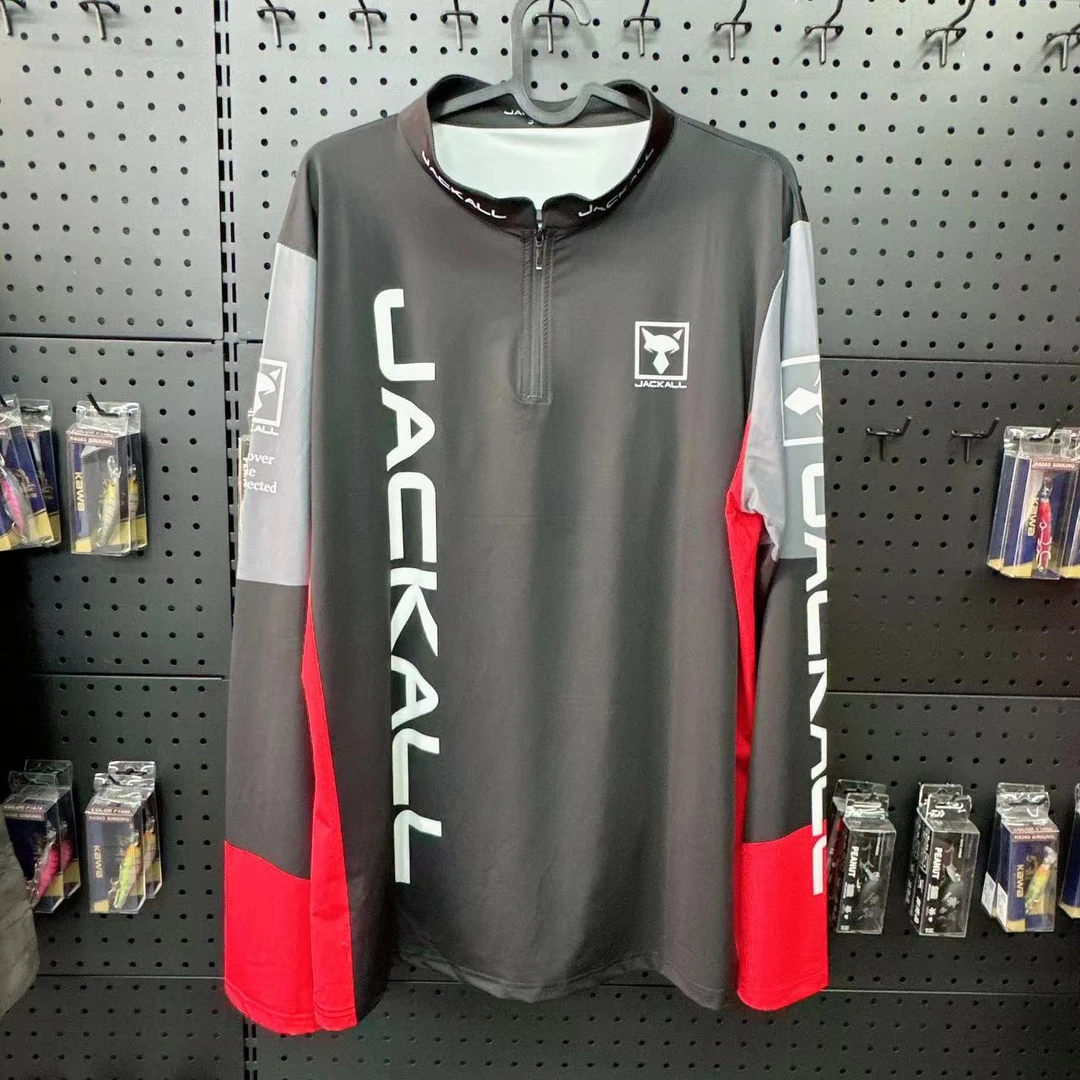 JACKALL 全新夏季 竞技款钓鱼服 限定款 比赛专款四季透气 冰丝料