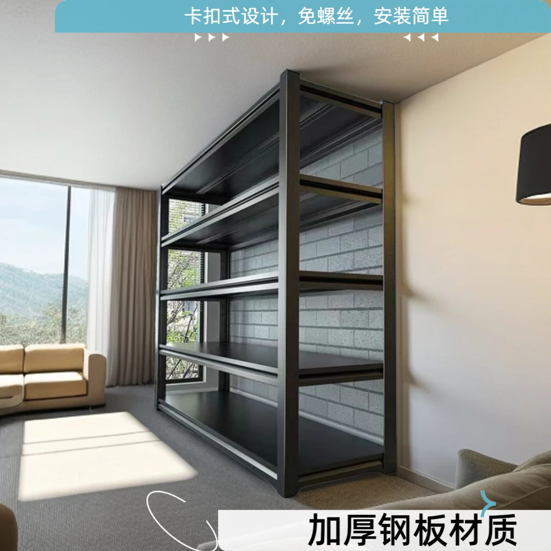 免螺丝货架通立柱货架仓库多层储物仓储超市展示架家用阳台置物架