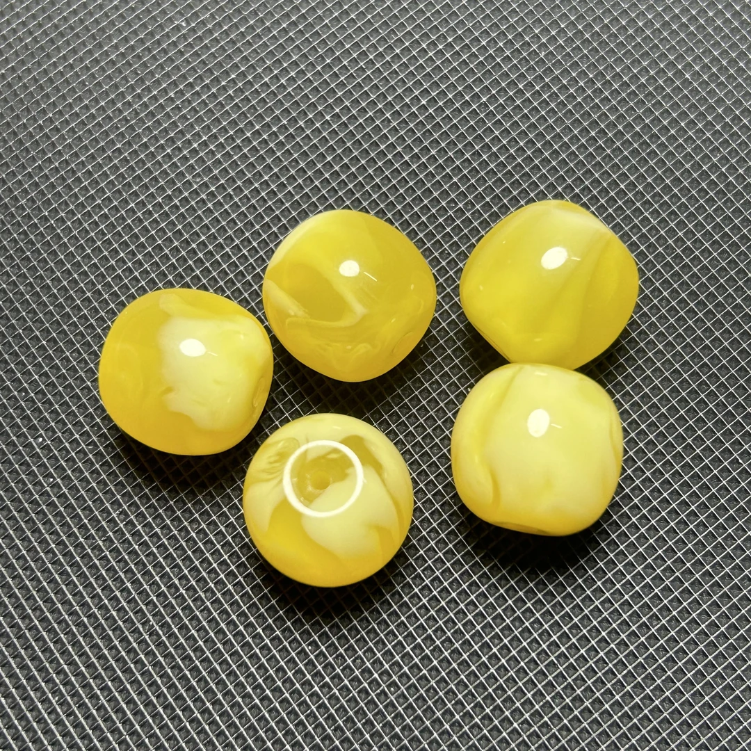 老型珠12*11mm单珠【拍一发二】手工DIY配饰百花蜜散珠【手串拍9份】