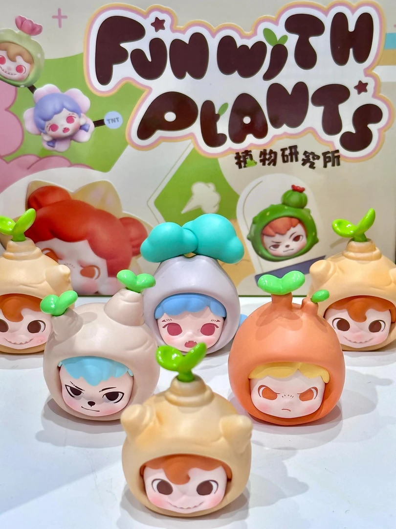 【直播间拆盒】植物研究所mi粒盲盒手办摆件