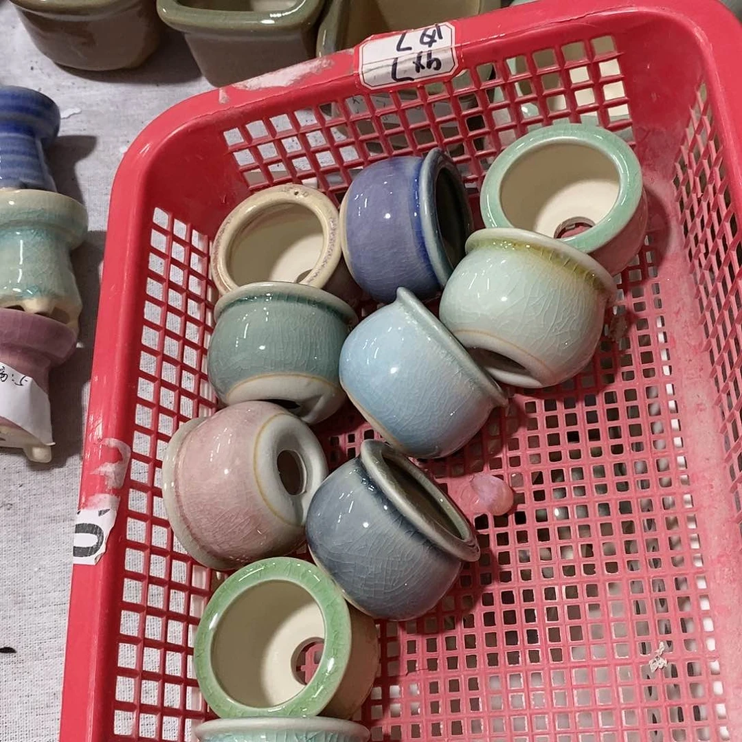 红陶20CM以下6个随机口不圆