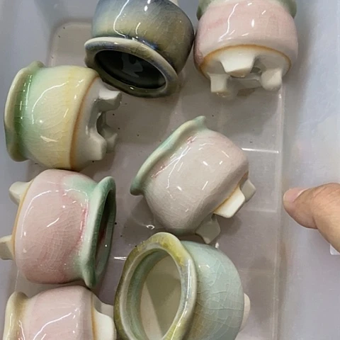 红陶20CM以下4个浮力口不圆浮力