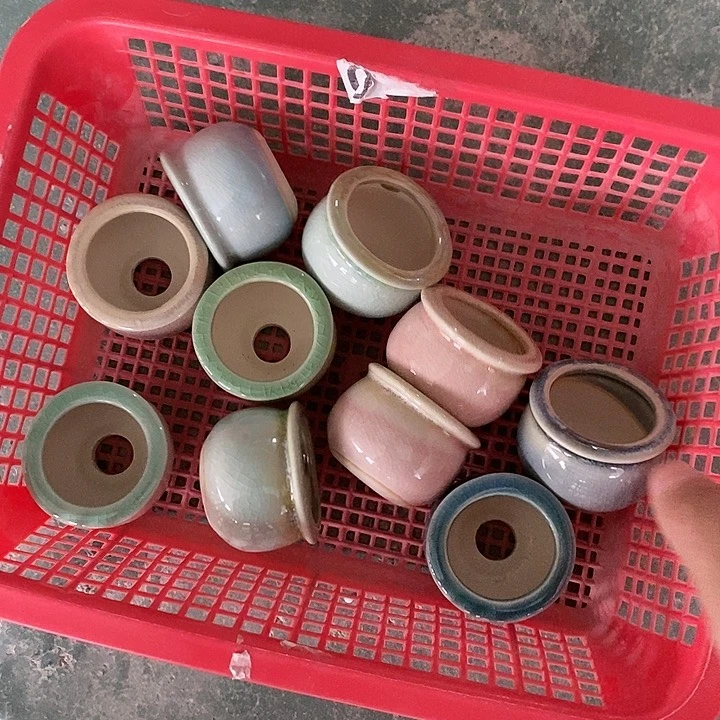 红陶20CM以下6个口不圆浮力