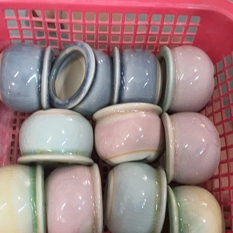 红陶20CM以下4个口不圆浮力