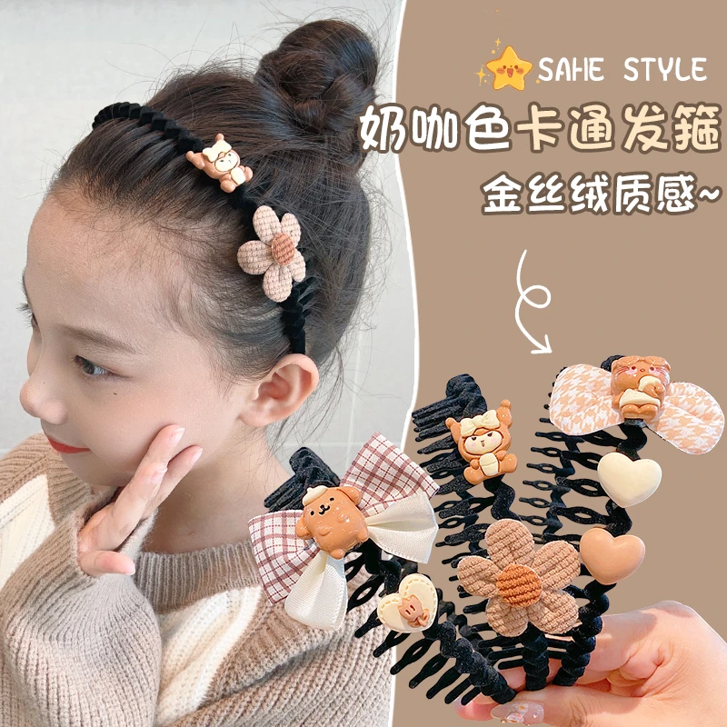 可爱三丽鸥儿童发箍女童碎发发夹防滑头箍卡通不勒头发卡子头饰品