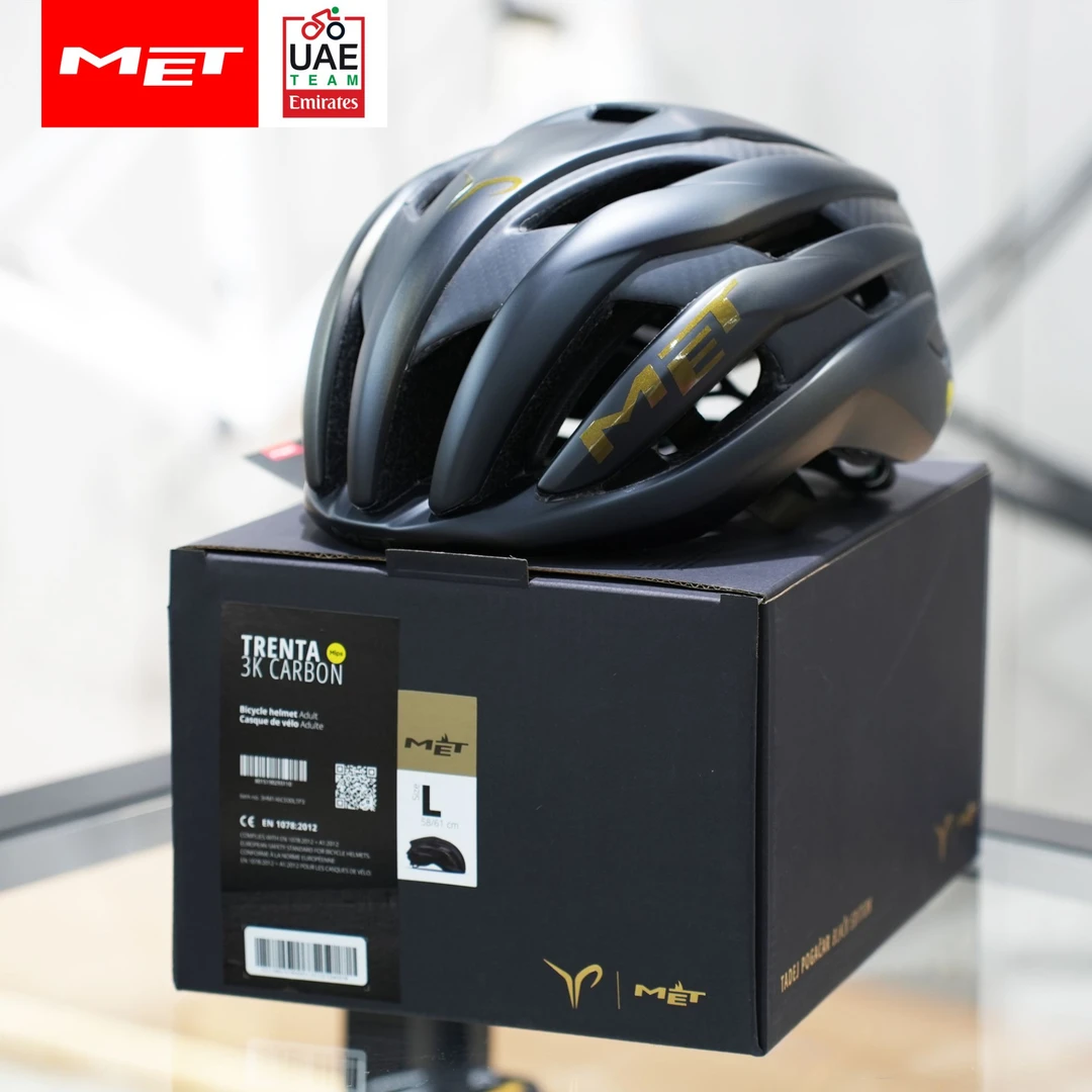 意大利MET Trenta 3K Carbon波加查UAE车队版头盔骑行头盔