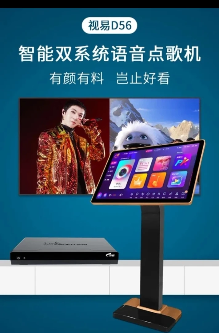 N56、21,5.寸视易品牌点歌机，拍过音响才可以拍，不单拍。不包邮