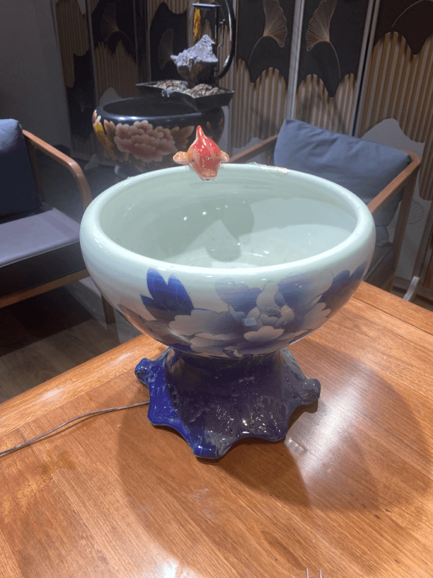 陶瓷一体手工鱼缸景德镇