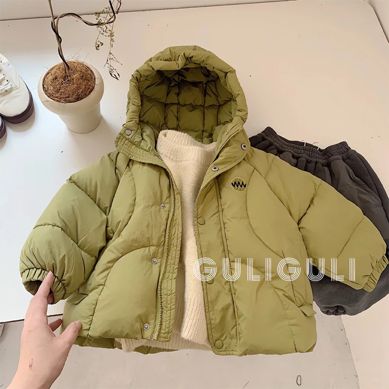 男童棉服冬季韩版时髦童装2023洋气防风保暖潮牌冬装儿童连帽外套