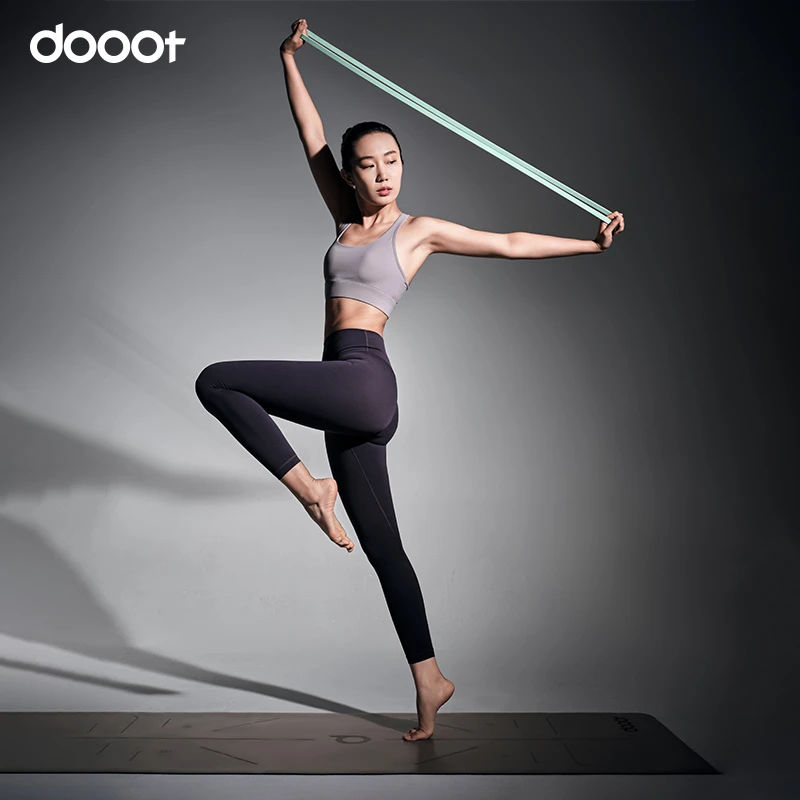 dooot/道特瑜伽阻力带弹力拉伸塑形放松严选防滑黑色居家健身好物