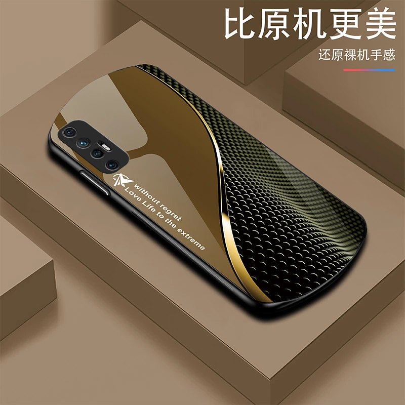 新款【适用小米10S】轻奢时尚简约大气耐磨玻璃手机壳