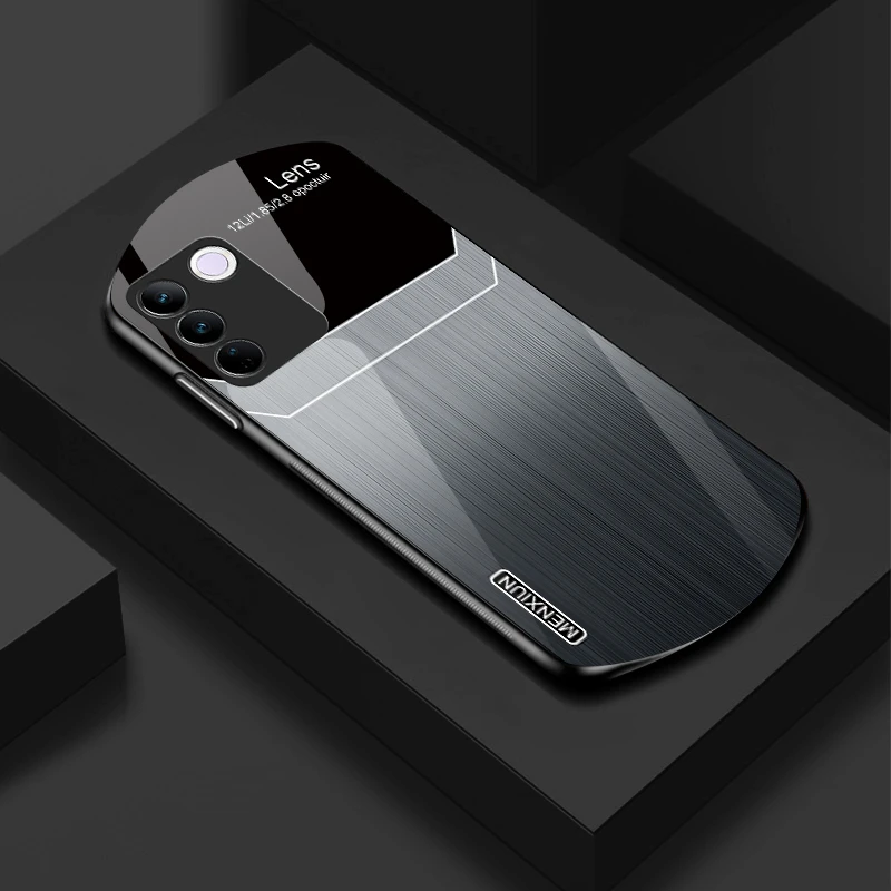 新款弧形玻璃！【适用vivo S16】渐变纹理高颜值全包防摔手机壳