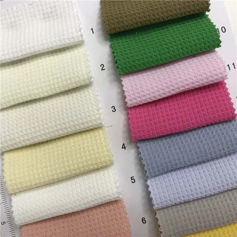 小华夫格面料41个颜色现货供厂家直销上衣连衣裙套装面料8025514