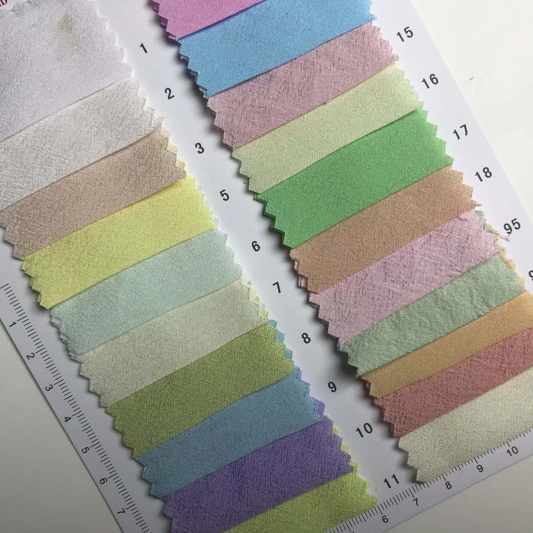 贵妃皱面料96个颜色现货供应 厂家直销上衣裙子时尚面料317D528