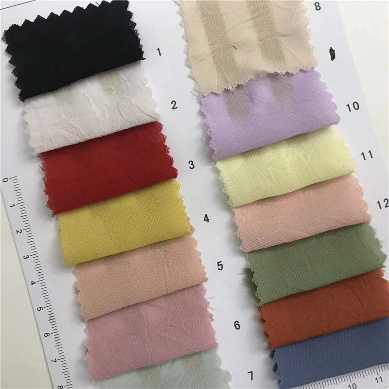 骑兵斜手抓花面料47个颜色现货供应 衬衣连衣裙套装面料 3977942