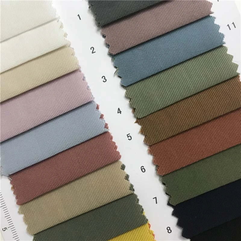 弹力横条面料39个颜色现货供厂家直销上衣连衣裙套装面料8021969