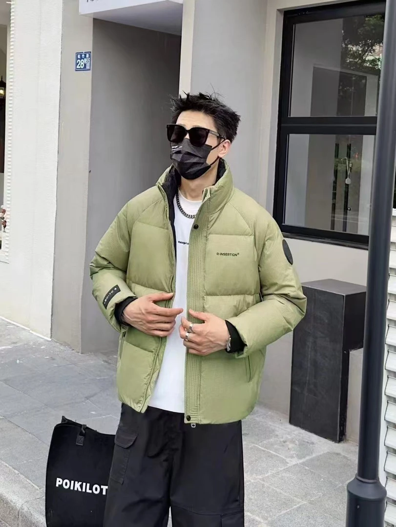 新款冬季时尚百搭潮流韩版短款情侣外传立领防寒服887739